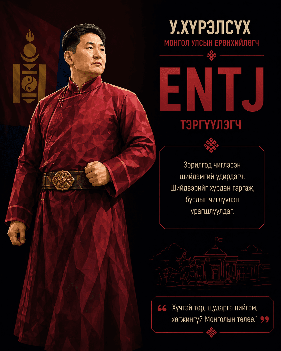 Хүрэлсүх — ENTJ